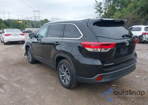 2019 Toyota Highlander Xle from USA, damaged, VIN 5TDJZRFH7KS617844